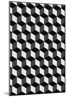 Cube Pattern-null-Mounted Poster