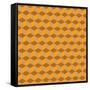 Cube Pattern-null-Framed Stretched Canvas