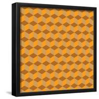 Cube Pattern-null-Framed Poster