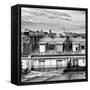 Cube Rooftops View, Black and White Photography, Sacre-Cœur Basilica, Paris, France-Philippe Hugonnard-Framed Stretched Canvas