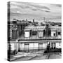 Cube Rooftops View, Black and White Photography, Sacre-Cœur Basilica, Paris, France-Philippe Hugonnard-Stretched Canvas