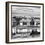 Cube Rooftops View, Black and White Photography, Sacre-Cœur Basilica, Paris, France-Philippe Hugonnard-Framed Photographic Print