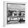 Cube Rooftops View, Black and White Photography, Sacre-Cœur Basilica, Paris, France-Philippe Hugonnard-Framed Photographic Print