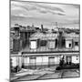 Cube Rooftops View, Black and White Photography, Sacre-Cœur Basilica, Paris, France-Philippe Hugonnard-Mounted Photographic Print