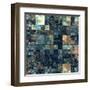 Cube Shape Kaleidoscope Abstract Background-Zurbagan-Framed Art Print