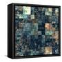 Cube Shape Kaleidoscope Abstract Background-Zurbagan-Framed Stretched Canvas