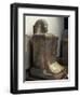 Cube Shaped Statue of Bakenkhonsu, from Karnak-null-Framed Giclee Print