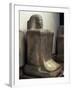 Cube Shaped Statue of Bakenkhonsu, from Karnak-null-Framed Giclee Print