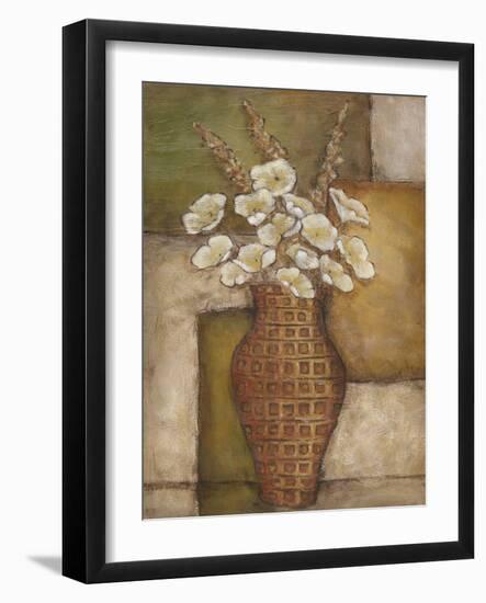 Cubed Floral Study I-Chariklia Zarris-Framed Art Print