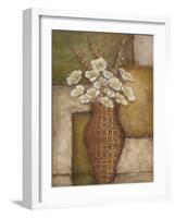 Cubed Floral Study I-Chariklia Zarris-Framed Art Print