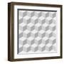 Cubes Background-sergey89rus-Framed Art Print