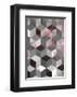 Cubes Rose-Design Fabrikken-Framed Art Print