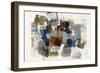 Cubic Abstract I-PI Studio-Framed Art Print