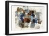 Cubic Abstract I-PI Studio-Framed Art Print