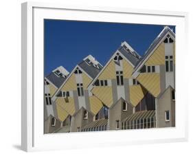 Cubic House (Kubuswoningen), Designed by Piet Blom, Rotterdam, Netherlands, Europe-Ethel Davies-Framed Photographic Print