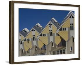 Cubic House (Kubuswoningen), Designed by Piet Blom, Rotterdam, Netherlands, Europe-Ethel Davies-Framed Photographic Print