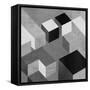 Cubic in Grey II-Todd Simmons-Framed Stretched Canvas