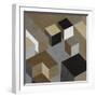 Cubic in Neutral I-Todd Simmions-Framed Art Print