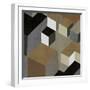 Cubic in Neutral II-Todd Simmions-Framed Art Print