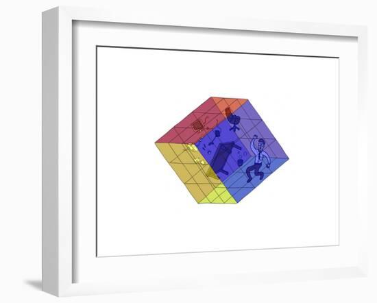 Cubicle Catastrophe-Steven Wilson-Framed Giclee Print