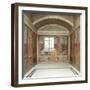 Cubiculum from a villa at Boscoreale, c.50-40 B.C-Roman Republican Period-Framed Photographic Print