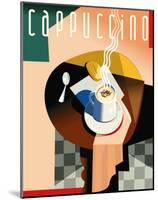 Cubist Cappuccino-Eli Adams-Mounted Art Print