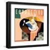 Cubist Cappucino I-Eli Adams-Framed Art Print
