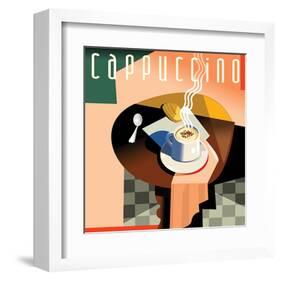 Cubist Cappucino I-Eli Adams-Framed Art Print