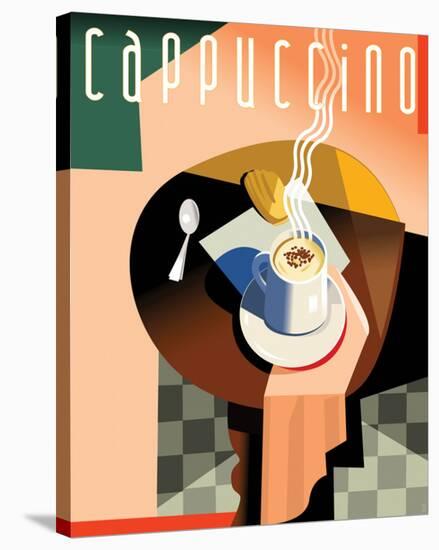 Cubist Cappucino II-Eli Adams-Stretched Canvas