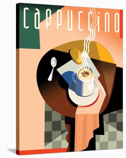 Cubist Cappucino II-Eli Adams-Stretched Canvas