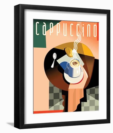 Cubist Cappucino II-Eli Adams-Framed Art Print