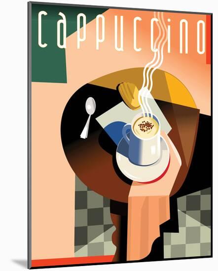 Cubist Cappucino II-Eli Adams-Mounted Art Print