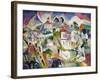 Cubist Cityscape, 1910S-Aristarkh Vasilyevich Lentulov-Framed Giclee Print