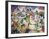 Cubist Cityscape, 1910S-Aristarkh Vasilyevich Lentulov-Framed Giclee Print