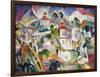 Cubist Cityscape, 1910S-Aristarkh Vasilyevich Lentulov-Framed Giclee Print