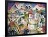 Cubist Cityscape, 1910S-Aristarkh Vasilyevich Lentulov-Framed Giclee Print