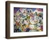 Cubist Cityscape, 1910S-Aristarkh Vasilyevich Lentulov-Framed Giclee Print