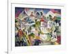 Cubist Cityscape, 1910S-Aristarkh Vasilyevich Lentulov-Framed Giclee Print