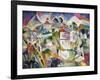 Cubist Cityscape, 1910S-Aristarkh Vasilyevich Lentulov-Framed Giclee Print