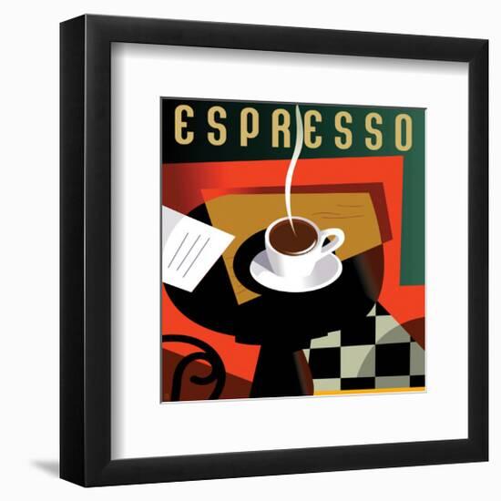 Cubist Espresso I-Eli Adams-Framed Premium Giclee Print