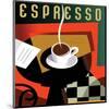 Cubist Espresso I-Eli Adams-Mounted Art Print