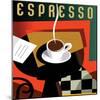 Cubist Espresso I-Eli Adams-Mounted Art Print