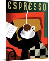 Cubist Espresso II-Eli Adams-Mounted Premium Giclee Print