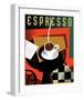 Cubist Espresso II-Eli Adams-Framed Art Print