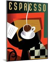 Cubist Espresso II-Eli Adams-Mounted Art Print