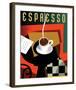 Cubist Espresso II-Eli Adams-Framed Art Print