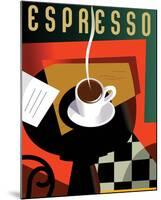Cubist Espresso II-Eli Adams-Mounted Art Print