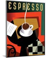 Cubist Espresso II-Eli Adams-Mounted Art Print