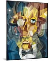 Cubist Face-null-Mounted Art Print