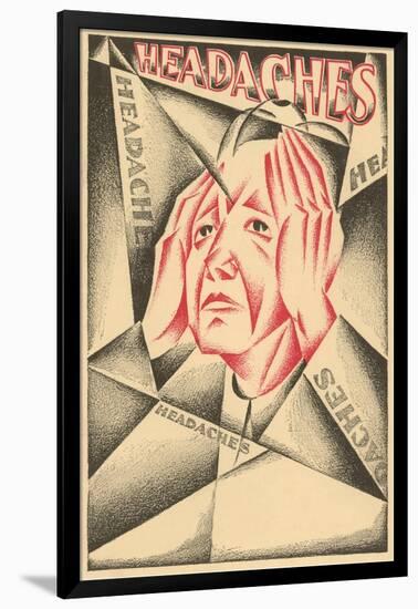 Cubist Headaches-null-Framed Giclee Print